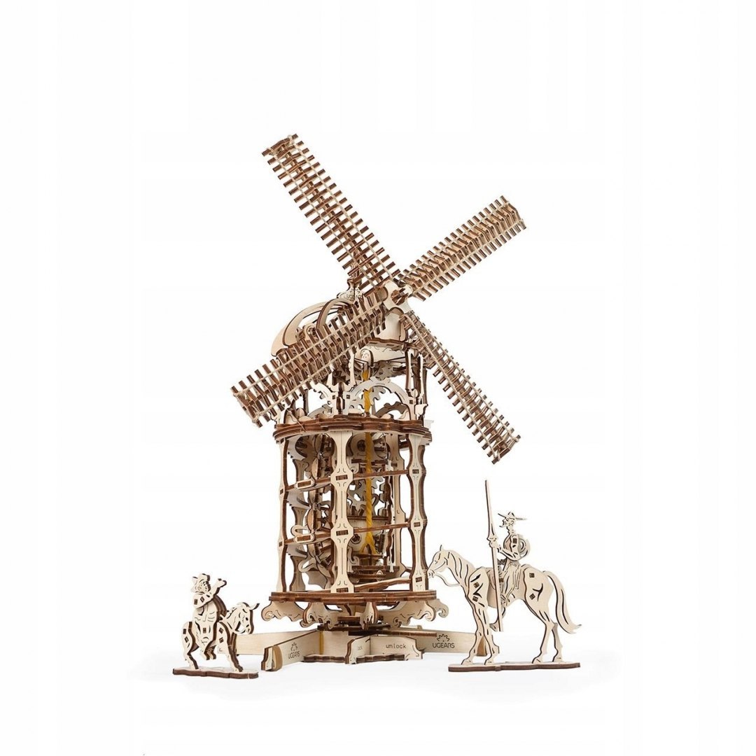 Puzzle-3D-wiatrak-budowla-Ugears-2 Puzzle-3D-wiatrak-budowla-Ugears-2