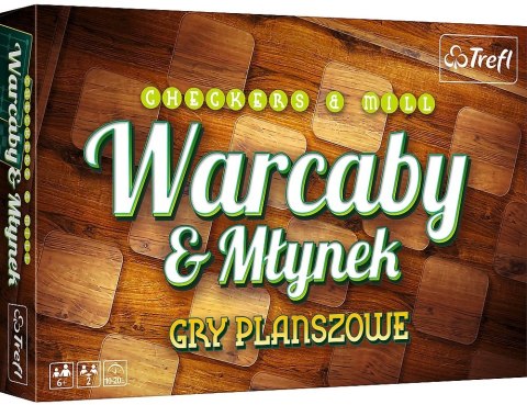 Gra Warcaby i Młynek | Trefl