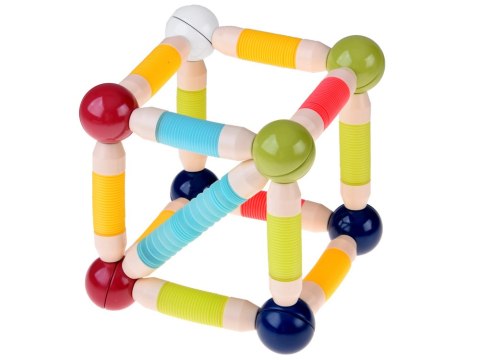 Klocki Elastyczne Magnetyczne Rurki do budowania Tube Block 36 elem ZA5813