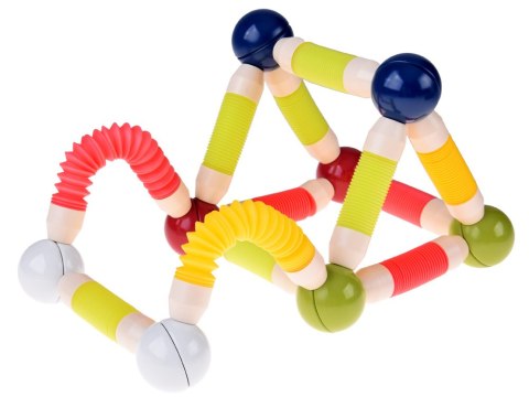 Klocki Elastyczne Magnetyczne Rurki do budowania Tube Block 36 elem ZA5813