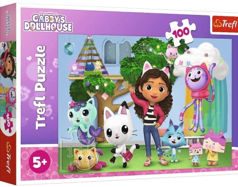 Trefl: Puzzle 100el. - Koci Domek Gabi