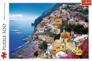 Trefl | Puzzle 500el. | Positano, Wybrzeże Amalfickie, Włochy
