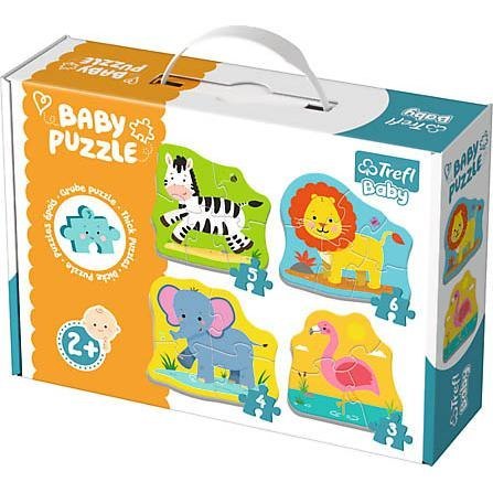 Trefl | Puzzle Baby Classic | Zwierzątka na safari
