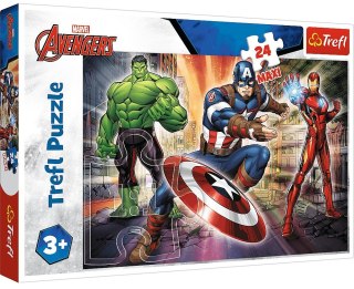 Trefl | W świecie Avengersów | Puzzle maxi 24el.