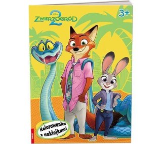 Ameet: DISNEY Zwierzogród 2. Kolorowanka z Naklejkami