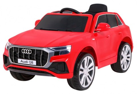 Audi Q8 Lift na akumulator dla dzieci Czerwony SUV + Pilot