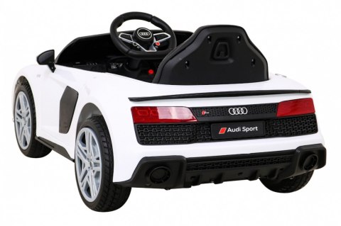 Audi R8 LIFT Samochodzik na akumulator Biały + Pilot