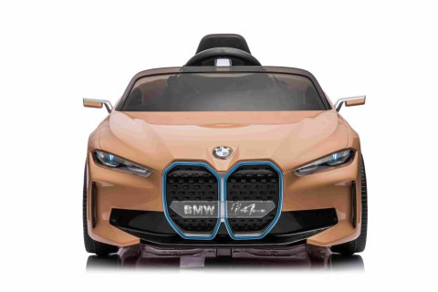 Autko BMW i4 na akumulator dla dzieci Złoty
