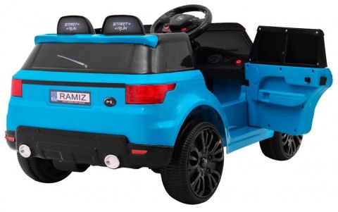 Autko Start Run na akumulator, Niebieski SUV + Pilot + Funkcje bezpieczeństwa