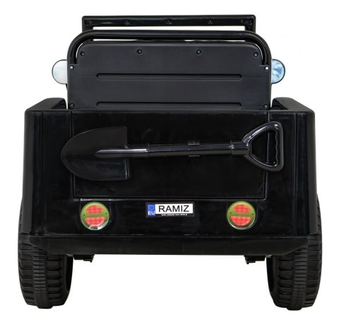Autko Wojskowe Retro dla dzieci Czarny + Napęd 4x4