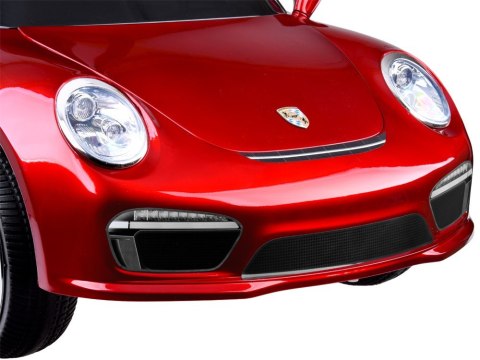 Autko elektryczne na akumulator czerwone Porsche RUF CTR3 + pilot PA0327