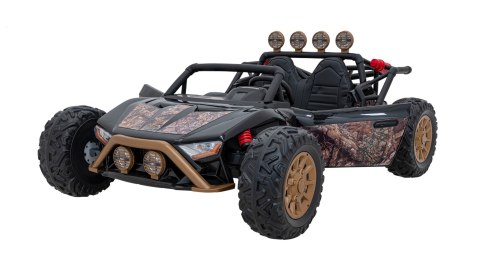 Auto Buggy Racing 5 na akumulator dla dzieci Czarny + Silniki 2x200W + Pilot + Audio LED + Wolny Start