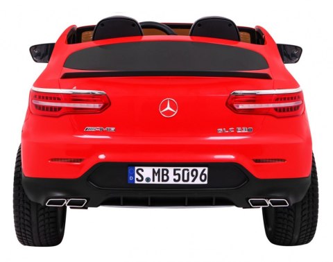Auto Mercedes GLC 63S dla dzieci Czerwony Suv + Napęd 4x4