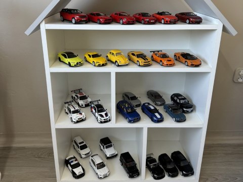 Auto metalowe model sportowe BMW M6 GT3 skala 1:32 światło dźwięk ZA4613