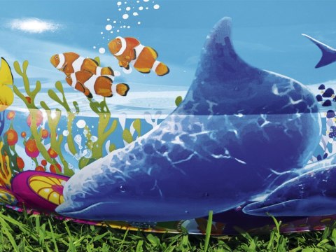 Bestawy Basen dmuchany fish'n friends 262 x 157x46cm 54118
