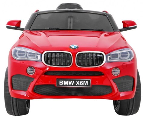 BMW X6M Elektryczne Autko dla dzieci, Czerwony SUV + Pilot