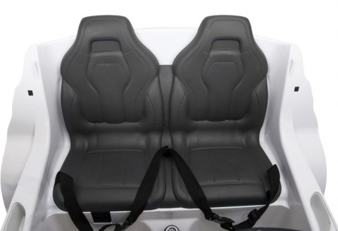 BMW X6M XXL dla 2 dzieci Biały SUV + Pilot + Ekoskóra