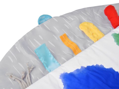 Duża Mata edukacyjna dla dziecka + Karty kontrastowe gryzaki zabawki ZA5911