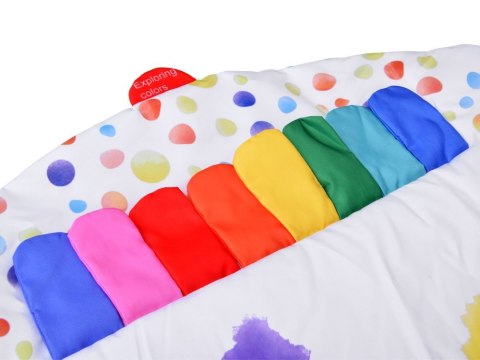 Duża Mata edukacyjna dla dziecka + Karty kontrastowe gryzaki zabawki ZA5911