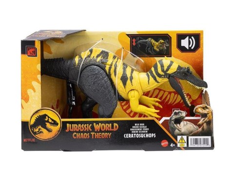 Figurka dinozaur Ceratosuchops Jurassic World dziki ryk ruchome ele ZA6058