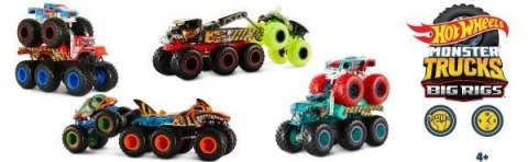 Hot Wheels Monster Trucks 6-kołowa ciężarówka mix