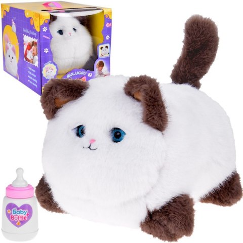 Interaktywny kotek PUSZEK - miauczy mruczy i rusza oczkami + nagrywa ZA5480