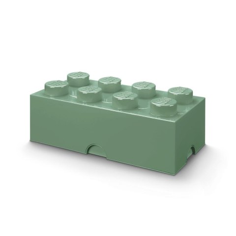 LEGO(R) pojemnik klocek ósemka oliwkowy