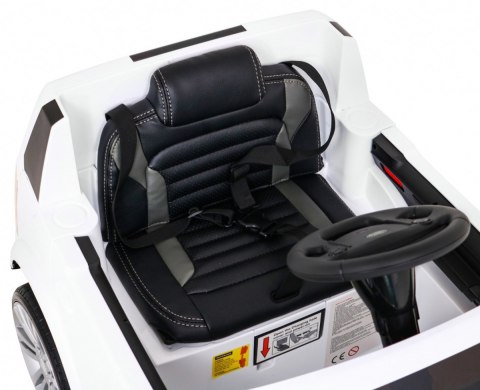 Land Rover Discovery Autko elektryczne dla dzieci Biały SUV + Pilot