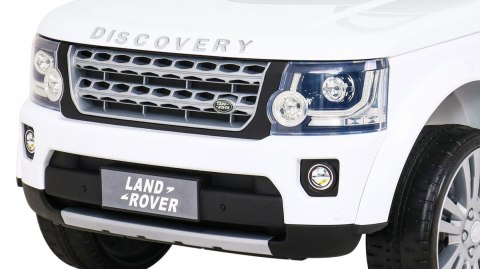 Land Rover Discovery Autko elektryczne dla dzieci Biały SUV + Pilot