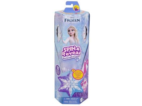 Mattel Disney Princess Frozen Spin & Reveal Lalka Elsa + akcesoria ZA6043