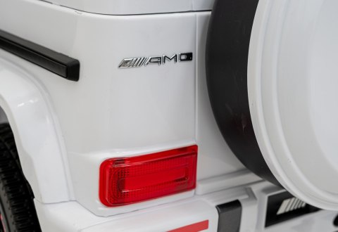 Mercedes AMG G63 dla dzieci Biały + Pilot