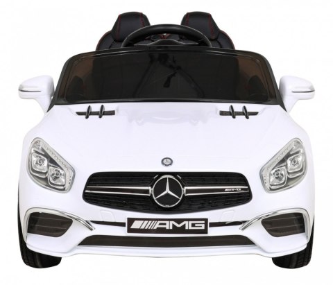 Mercedes Benz AMG SL65 S elektryczny dla dzieci Biały + Pilot