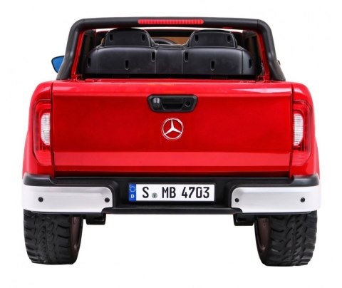 Mercedes Benz X-Class dla dzieci Lakier Czerwony Pickup
