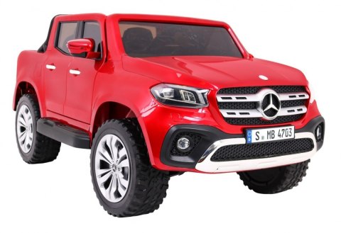 Mercedes Benz X-Class dla dzieci Lakier Czerwony Pickup
