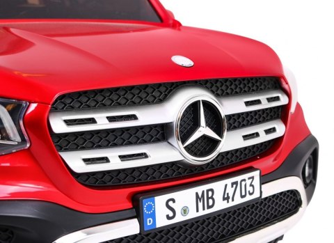 Mercedes Benz X-Class dla dzieci Lakier Czerwony Pickup