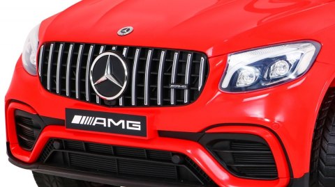 Mercedes Benz GLC63S dla dzieci Czerwony SUV + Pilot