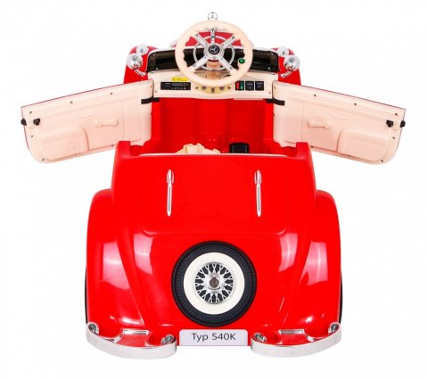 Mercedes Benz Retro 540A dla dzieci Czerwony