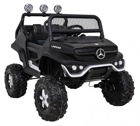 Mercedes Benz Unimog dla dzieci Czarny + Terenowy 4x4