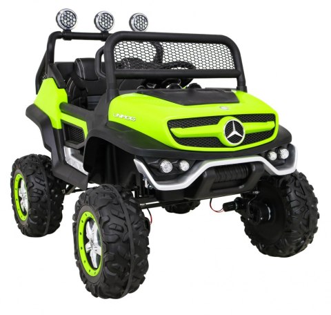 Mercedes Benz Unimog dla dzieci Zielony + Napęd 4x4