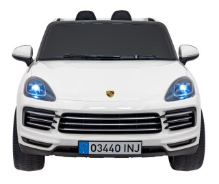 Porsche Cayenne S na akumulator dla dzieci Lakier Biały SUV + Pilot