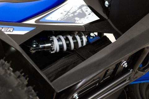 Quad HIPERFECT na akumulator Niebieski 35km/h + Silnik 1000W + Koła pompowane + Regulacja siedzenia