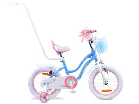 RoyalBaby Rower dziewczęcy STAR GIRL 14cal niebieski RB14G-1