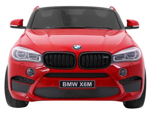 SUV BMW X6M XXL dla 2 dzieci Lakier Czerwony + Pilot + Ekoskóra