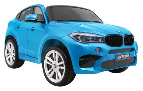 SUV BMW X6M XXL dla 2 dzieci Lakier Niebieski + Pilot