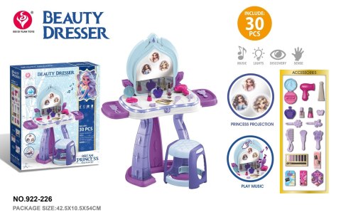 Toaletka z Funkcją Świateł i Dźwięku + Akcesoria