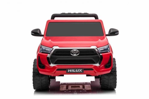 Toyota Hilux na akumulator dla dzieci Czerwony Pickup + Napęd 4x4 + Pilot
