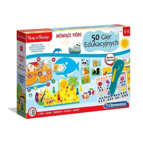 Uczę się bawiąc. Mówiące pióro 50 Gier