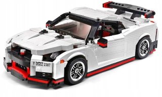 Zestaw Klocków Autko 1034el.Białe