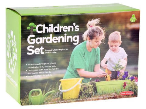 Zestaw małego ogrodnika: narzędzia ogrodnicze + komplet w kaktusy ZA5920