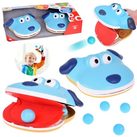 Zestaw sportowy - gra zręcznościowa Wyrzutnia PIES + 4 piłki ZA5604